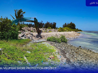 MTCC begins physical work for Th. Vilufishi shore protection project