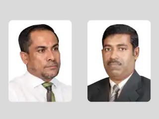 Zakariyya Hussain (L) and Ahmed Ali (R), who were suspended by the Department of Judicial Administration (DJA) after refusing to resign.