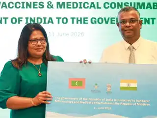 އިންޑިއާއިން ރާއްޖެއަށް 20،000 ޑޯސްގެ ހިމަބިހީގެ ވެކްސިން ހަދިޔާކުރުން