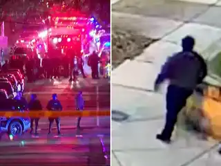 ހަމަލާ ދިން ކަމަށް ތުހުމަތު ކުރާ މީހާ ހިނގާފައިވާ ދާ މަންޒަރު ފެންނަ ވީޑިއޯގެ ސްކްރީން އިމޭޖެއް 