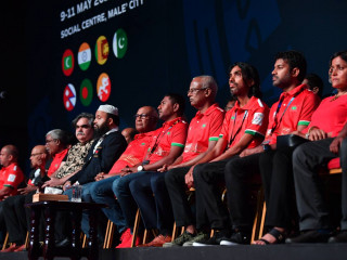 President Ibrahim Mohamed Solih attended the opening ceremony of the South Asian Junior and Cadet Table Tennis Championship 2022