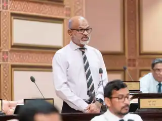 Ahmed Nazim, Member of Parliament for the Dhiggaru constituency.