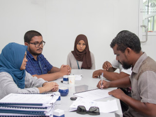 signing of agreements for Addu City flats