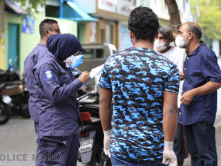 Police officers actively patrol the streets every day