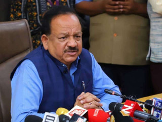 އިންޑިއާގެ ޔޫނިއަން ހެލްތު މިނިސްޓަރ ހަރޝް ވަރްދަން