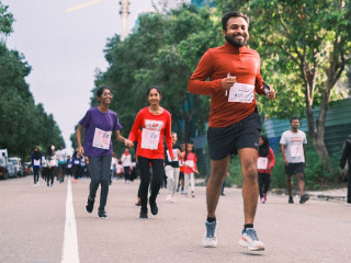 The country’s national bank supported the annual ‘Pink Ribbon Run-Walk’ initiative by the cancer society, on Saturday