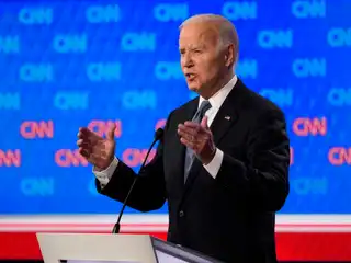 2024 ވަނަ އަހަރު އޮތް އެމެރިކާގެ ރިޔާސީ ބަހުސްގައި، އޭރުގެ ރައީސް ޖޯ ބައިޑަން