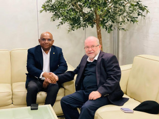 Foreign Minister Abdulla Shahid arrives in Serbia on an Official visit