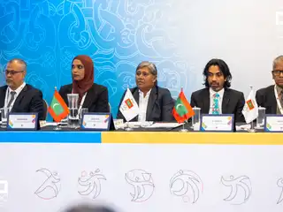 Netball Association President Fazna Jaleel is participating in the Maldives Olympic Committee’s Annual General Meeting. | MOC