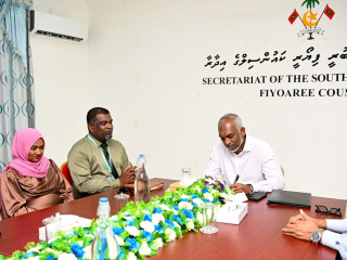 The president met members of GDh. Fiyoaree council and WDC on Tuesday