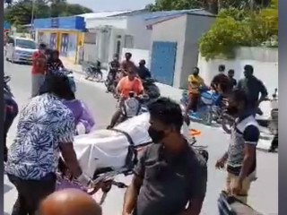އައްޑޫގައި ހިނގި ނުރައްކާތެރި އެކްސިޑެންޓް، މިއެކްސިޑެންޓް ހިނގާފައިވަނީ ހުކުރު ދުވަހުގެ ހެނދުނު 11:30 ހާއިރު