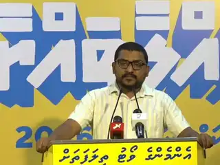 ކެންދޫ ދާއިރާގެ މެމްބަރު މައުރޫފް ޒާކިރު އެމްޑީޕީގެ ހަރުގެ ޖަލްސާގައި ވާހަކަދައްކަވަނީ