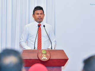 VP Latheef speaking at the opening of the 3rd National Thalassemia Conference at SHE Building on Thursday