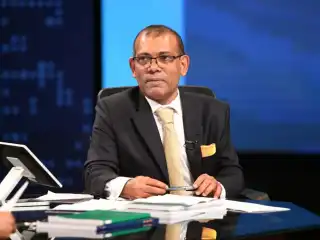 MDP Chairperson and former President Mohamed Nasheed.