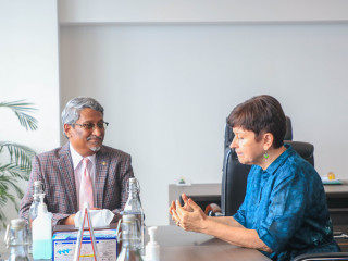 Ambassador of Czech Republic, Dr. Eliška Žigová and Minister of State for Foreign Affairs, Ahmed Khaleel