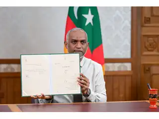 President Dr. Muizzu ratifies Land Transport Bill.