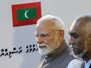 އިންޑިއާގެ ބޮޑުވަޒީރު ނަރެންދުރަ މޯދީ 2025 ވަނަ އަހަރުގެ ޖުލައި މަހުގެ 25 ވަނަ ދުވަހު ދިވެހިރާއްޖެ އަށް ކުރެއްވި ރަސްމީ ދަތުރުފުޅުގެ ތެރެއިން.