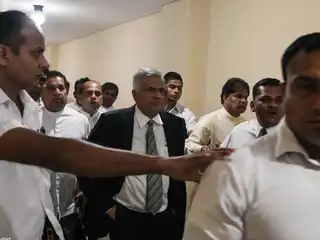  ސްރީ ލަންކާގެ ކުރީގެ ރައީސް ރަނިލް ވިކްރަމަސިންހަ ކޯޓަށް ހާޒިރު ކޮށްފި