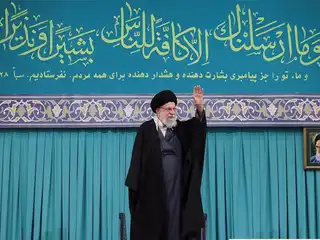 އީރާނުގެ އިސްލާމީ އިންގިލާބުގެ ލީޑަރު އަޔަތުالله ސައްޔިދު އަލީ ޚާމަނާއީ