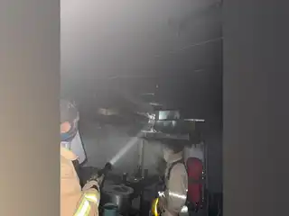 ހުޅުމާލެ ފޭސް އެކެއްގައި ހުރި ކެފޭއެއްގައި އަލިފާނުގެ ހާދިސާ އެއް ހިނގައި ބޮޑެތި ގެއްލުންތަކެއް ލިބިއްޖެ