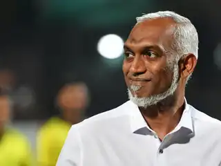 ރައީސުލްޖުމްހޫރިއްޔާ ޑޮކްޓަރ މުޙައްމަދު މުޢިއްޒު.