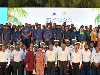 President Solih inaugurated the RTL high-speed ferry service in Huvadhu atoll on Wednesday