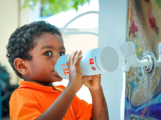 BML supports to establish a safe drinking water system in Bodufolhudhoo School