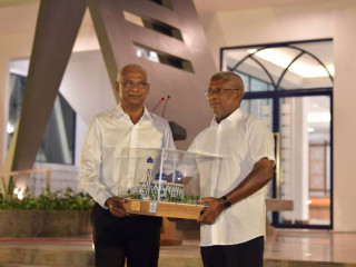 The President officially opens "Masjid Rasheed" in Hulhumalé