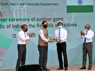 Fitness equipment for 61 islands procured through Indian-grant assistance handed over
