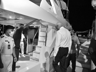 The president departed on the brief visit on Tuesday