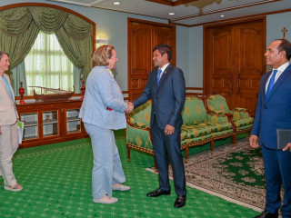 Minister of State for Indo-Pacific at the Foreign, Commonwealth, & Development Office of the UK called on VP Latheef on Sunday