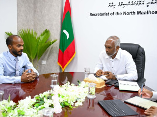 The president met members of R. Rasgetheemu council and WDC on Sunday