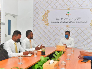 Vice President meets with Kulhudhuffushi City Council, WDC and senior institutional representatives, discusses the most crucial projects for the city