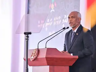 ޤައުމީ ދުވަހުގެ ޖަލްސާގައި ރައީސް ޑރ.މުހައްމަދު މުއިއްޒު ވާހަކަފުޅު ދައްކަވަނީ