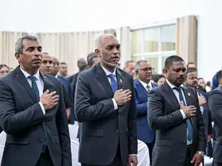 President Dr. Mohamed Muizzu attends the ceremony held in Ukulhas to mark the conclusion of the SIDS-SAI Symposium and the commencement of the IDI Global Summit.