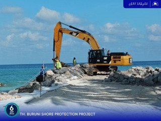 Shore Protection Project of Buruni Island in Thaa Atoll
