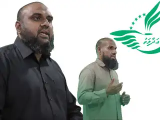 އަދާލަތު ޕާޓީގެ ރައީސް ކަމަށް އިންތިހާބުވި ޝެއިޚު މުހައްމަދު ޝިފާން (ވ) އަދި ނައިބް ރައީސް ކަމަށް އިންތިހާބުވި ޝެއިޚް އަބްދުﷲ ރަޝީދު.