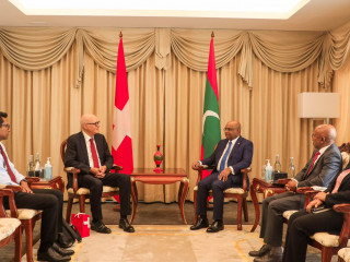 Swiss Ambassador pays a farewell call on the Minister of Foreign Affairs