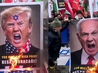 އިސްތަންބޫލްގައި ހުންނަ އެމެރިކާގެ ކޮންސިއުލޭޓް ޖެނެރަލްގެ ކުރިމަތީ ގައި ކުރި މުޒާހަރާގެ ތެރެއިން