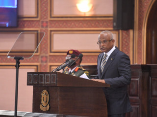 President Solih delivered his fourth Presidential Address at the inaugural sitting of the People's Majlis on Thursday morning