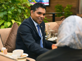 ނައިބު ރައީސް ފައިސަލް ނަސީމް އިންޑިއާއަށް ވަޑައިގަތުމުގެ ކުރިން ވެލާނާ އެއަރޕޯޓުގައި