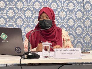Dr. Nazla Rafeeq, Medical Officer at the Health Protection Agency (HPA)