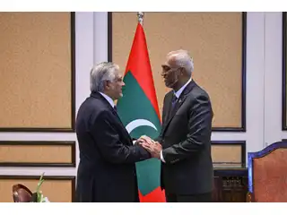 Pakistan's Deputy Prime Minister and Minister for Foreign Affairs pays a courtesy call on the President.