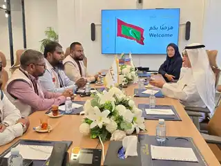 A meeting held between the Maldives Hajj Mission and Rawaf Mina, the Saudi agent or Mutawwif responsible for Maldivian pilgrims.