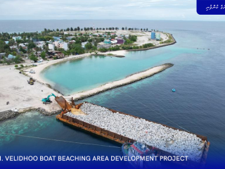 N. Velidhoo Boat Beaching Area Project well underway