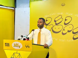 ހޯމަ ދުވަހު އެމްޑީޕީ ހަރުގޭގައި ބޭއްވި ނޫސްވެރިންގެ ބައްދަލުވުމުގައި މީކައިލް ވާހަކަ ދައްކަވަނީ 