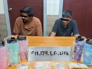 Two Maldivians arrested in Thailand with large quantity of drugs.