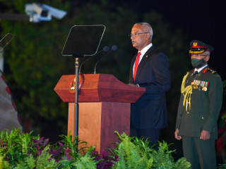 ރައީސް އިބްރާހިމް މުހައްމަދު ސޯލިހު އެއްބައިވަންތަކަމުގެ ޖަލްސާގައި ވާހަކަފުޅުދައްކަވަނީ