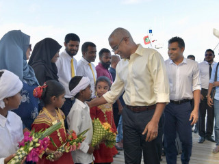 ރައީސުލް ޖުމްހޫރިއްޔާ ތިނަދޫއަށް ވަޑައިގަތުމުން މަރްހަބާ ދަންނަވަނީ