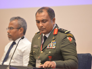 Chief of Defence Force, Major General Abdulla Shamaal
